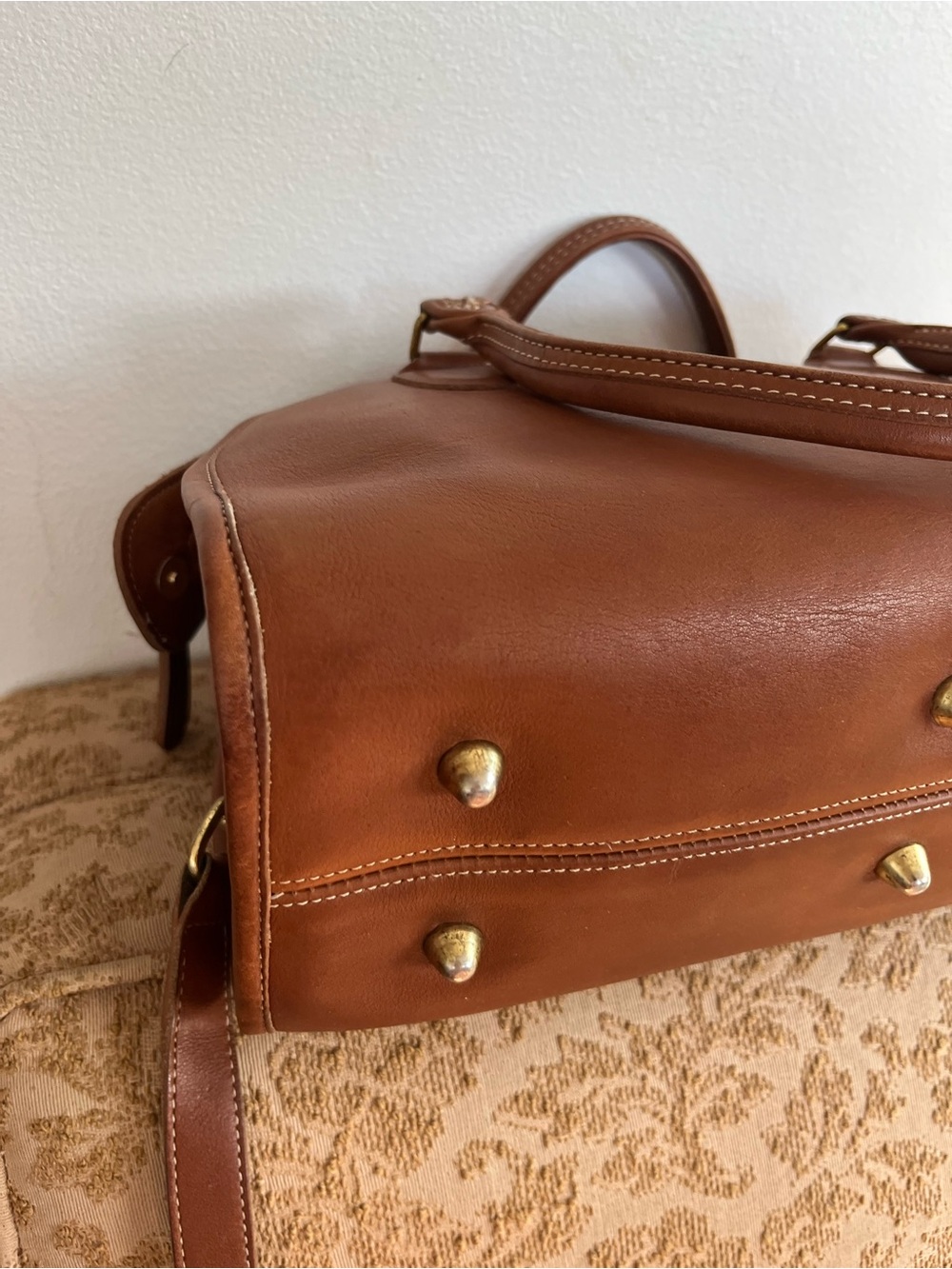 Vintage COACH Broadway Satchel 9891 British Tan Leather - Picture 7 of 10
